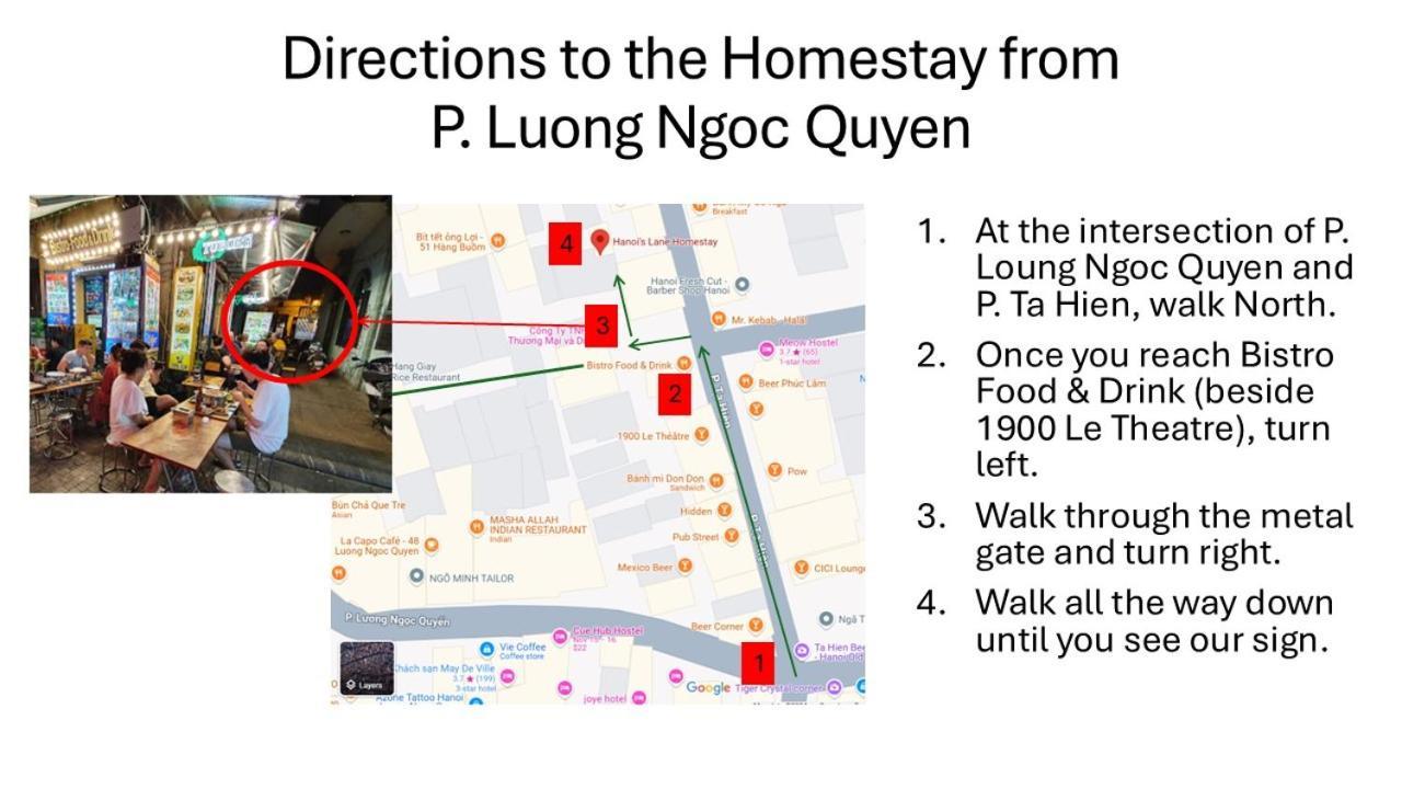 Hanoi'S Lane Homestay Zewnętrze zdjęcie